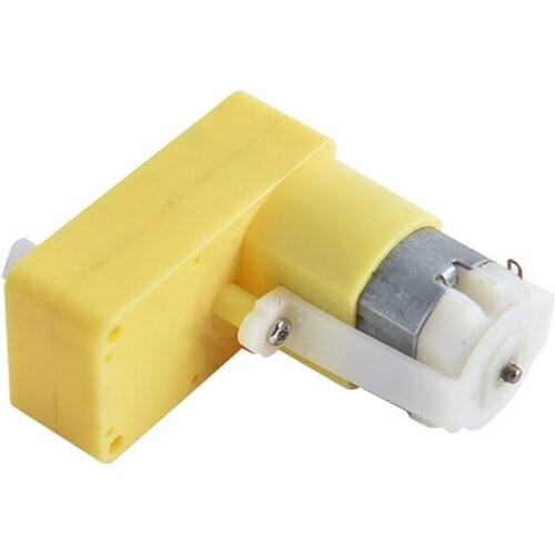 L Shape Motor DC Gear Motor 6V 3V ABS Mini Stable Geared Motor Strong Magnetic Motor For Robot Remote Control Car 110/180/250rpm