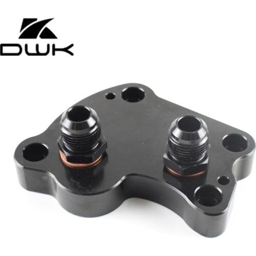 DWK Aluminum AN10 Oil Filter Cooler Sandwich Plate Adapter kits For MINI COOPER S R53 OA-R53BK
