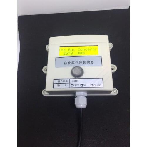 On-line detection of toxic gases by H2S sensor of hydrogen sulfide gas sensor 485 MODBUS