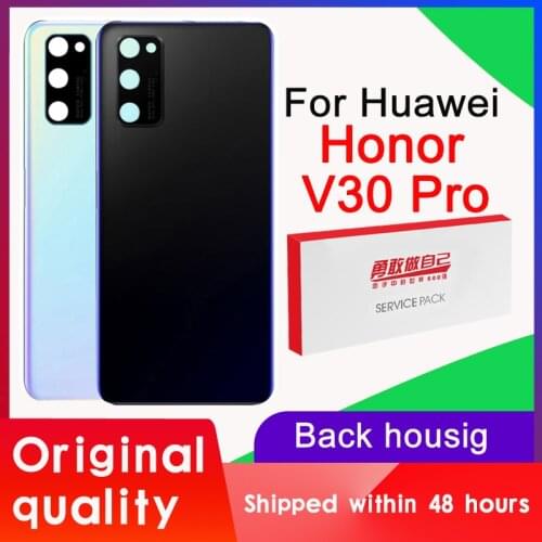 Original Back Housing Replacement For Huawei Honor V30 Pro Back Cover Battery Glass For Honor View 30 Pro Rear Cover