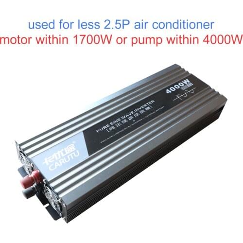 Excellent qulaity power inverter 48v 220 pure sine wave inverter 12v 220V Car inverter peak power 8000W sustain power 4000W