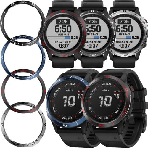 Bezel Ring Styling Frame Case for Garmin Fenix 6 6Pro sapphire Smart Watch Stainless Steel Cover Anti-scratch Ring Accessories