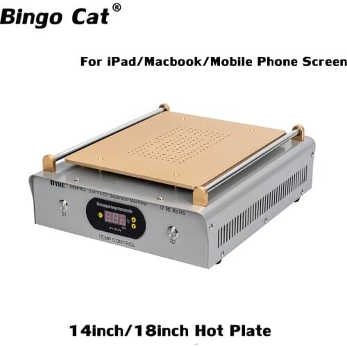 14" 18 inch Hot Plate LCD Screen Separating Machine For iPhone iPad/Samsung Tablet Cracked Glass Separator Screen Repair