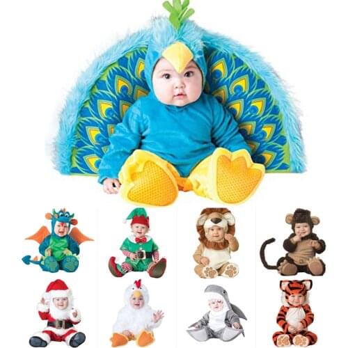 Christmas Infant animal set For boys and girls Birthday Party Dress Baby Cosplay Halloween Costume