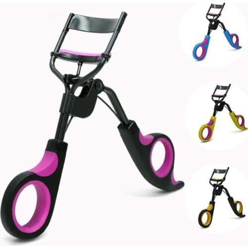 Silicone Eyelash Curler with Matte Grip, Universal Eye Lashes Curlers, Makeup Eyelash Curler for Women Girls, 6 Colors