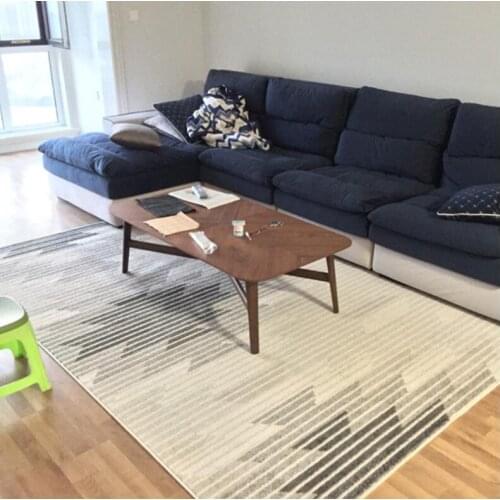 Nordic Kilim handmade Carpet Geometric Bohemia Indian Rug plaid striped Modern black white Carpet for Kids Room Bedroom Rug