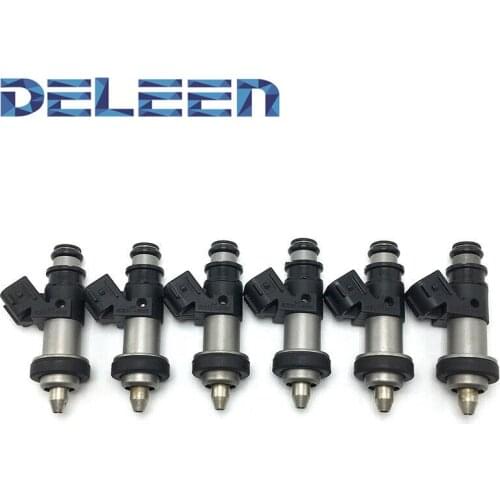 Deleen 6x High impedance Fuel Injector FJ458 / 842-12195 / 06164-P8E-A00 For Honda Car Accessories