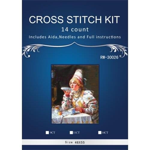 Oneroom ,Needlework,DIY DMC Cross stitch,Sets For Embroidery kit 14ct unprinted cotton thread smells Woman Cross-Stitching