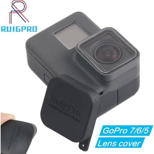 For Gopro Hero 5 6 Protective Lens Case Accessories Protection Cover Cap Black For Gopro Hero 5 6 7 Sport Camera