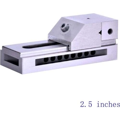 2.5" inch Fast Moving Vise CNC Vise Gad Tongs Plain Vice For Surface Grinding Milling EDM Machine High Precision Machine vise