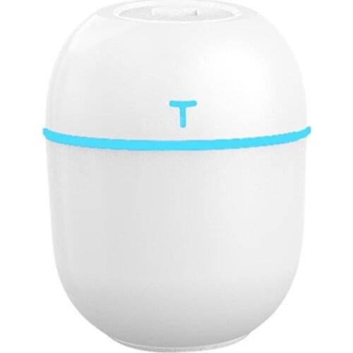 220mL Mist Humidifier Diffuser LED Colorful Quiet Car Humidifier Essential Oil Diffuser USB Powered Home Humidifier