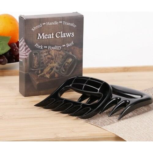 200PCS Bear Claw Outdoor Barbecue Meat Handler Claws BBQ Tool Kitchen Fruit / Barbecue Fork ( 2pcs/set )