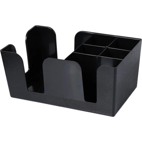 Bar Storage Storage Box Bar Tidy Black For Restaurant For Straws Hotel KTV