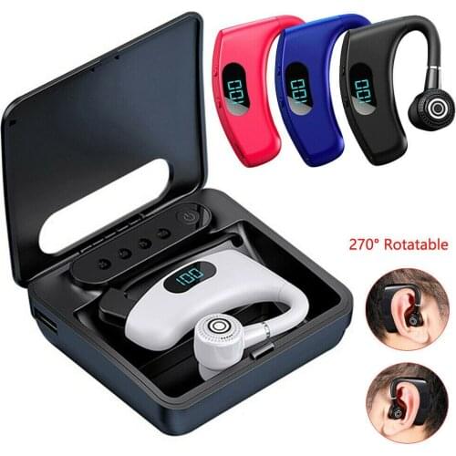 Wireless Headphone Rotatable Headset Noise Cancelling Hifi Earphone Left/Right Earpiece for Android iOS Cell Phones