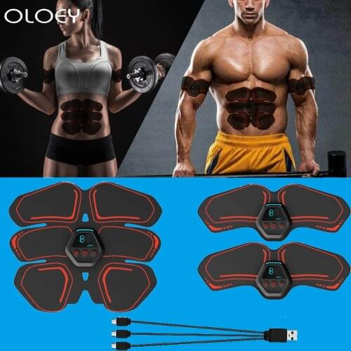 Home Gym Exercise Machine Abdominal Toning Belt Vibration Abdominal Muscle Trainer Electronic Belt Fitness Massage EMS Equiment