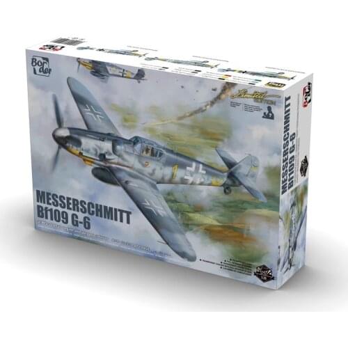 BORDER BF-001 1/35 Messerschmitt BF109G-6 - Scale Model Kit