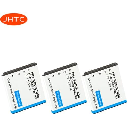 1400mAh NP-50 FNP50 NP50 KLIC-7004 KLIC-7004 K7004 D-Li68 Camera Battery For Fujifilm X10 X20 XF1 F50 F75