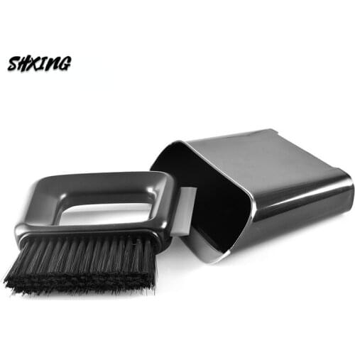 Coffee Machine Cleaning Brush Bar Brush Combination Dustpan Brush Commercial Grinder Cleaning Brush Household Nylon Fur