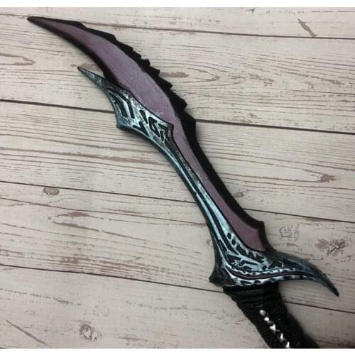 LT 1:1 Anti Mage Scythe of Vyse Elf Cos Weapon Prop Role Play Game Weapon PU Figure Model Halloween 50cm