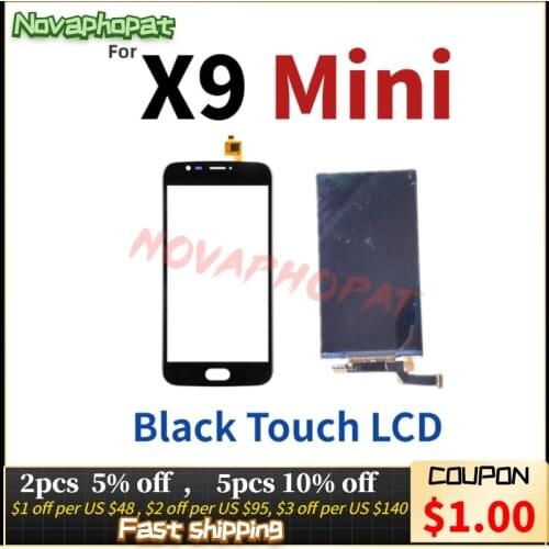Novaphopat X9mini LCD Display For Doogee X9 Mini LCD Touch Screen Sensor Digitizer Display + tracking