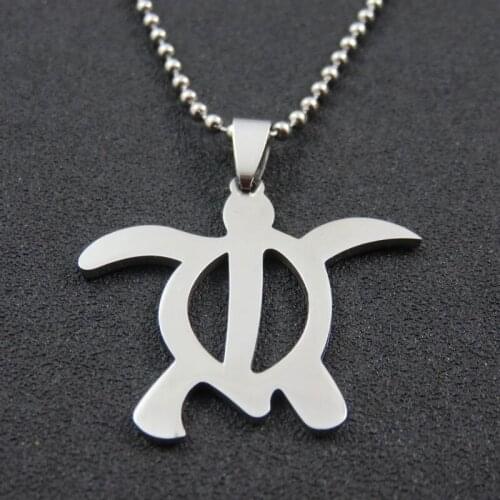 Sea Turtle Pendant Stainless Steel Necklace For Women,Fashion Jewelry Accossries