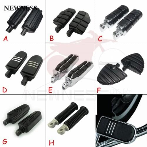 Motorcycle Foot peg Footrest Footpegs Floorboard Highway For Harley Iron XL 883 1200 Touring Custom Dyna Softail Honda 10mm
