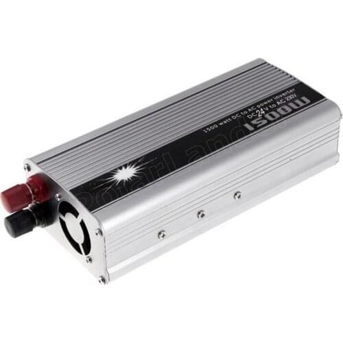 24V DC to AC 220V Modified Sine Wave Car Vehicle Voltage transformer USB charger Power Converter Adapter 1500W Inverter