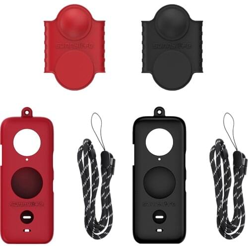 New For Insta360 ONE X2 Silicone Protective Cover Lens Screen Protector Scratchproof Camera Case Accessories For Insta360 ONE X2