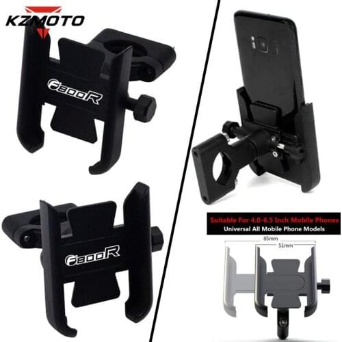 High Quality For BMW F800R F800S f800r Motorcycle CNC Aluminum Accessories GPS Stand Bracket Handlebar Mobile Phone Holder