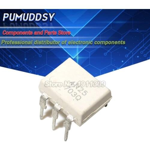 10PCS 4N25 DIP6 Transistor output optocouplers PTR 20%, 2.5KV fast delivery IC