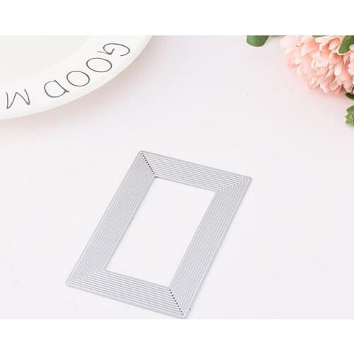 2020 11pcs/set Scrapbooking Dies Metal Nesting Frames Cutting Dies Craft Embossing Stamp Stencil Paper Card Making Template DIY