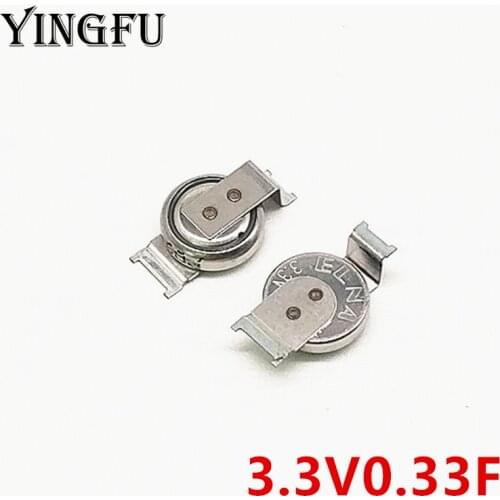 5Pcs/50Pcs 0.33F 3.3V ELNA DSK series 6.8x2.1mm DSK-3R3H224-HL 3.3V0.33F DSK-621 Farad Capacitor Coin Cell Capacitor