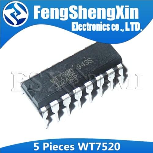 5pcs/lot WT7520 DIP16 7520 DIP-16 Remote switch controller/driver IC