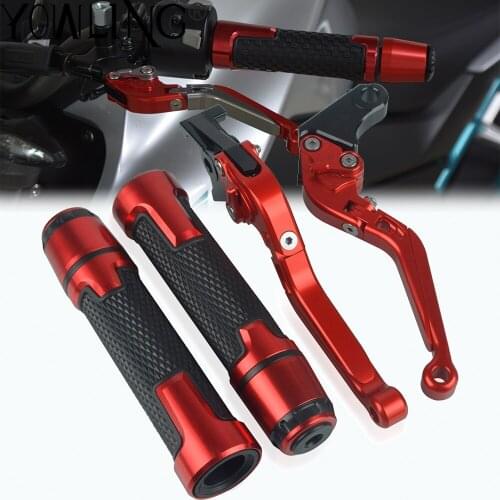 Motorcycle Accessories CNC Aluminum Brake Clutch Levers Handlebar Hand Grips ends For Honda VTX1300C VTX 1300 C 1300C 2004 2005