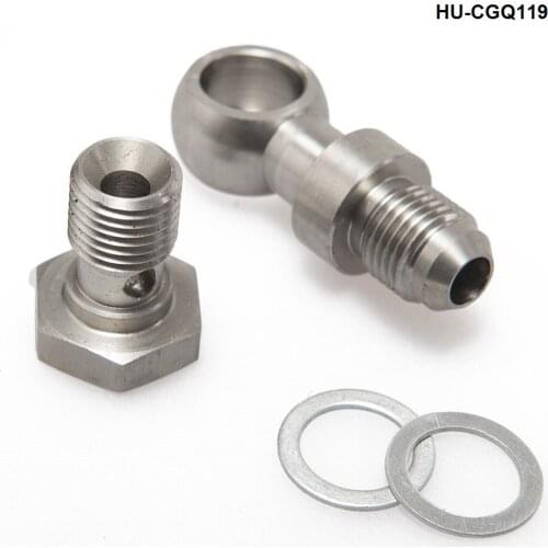 Car Turbo Banjo Bolt Kit M14x1.5mm to 6AN -6 For Mitsubishi TD05 / TD06 turbochargers Garrett T25,T28 HU-CGQ119