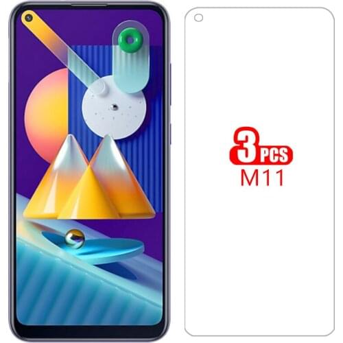 Case for samsung m11 cover screen protector tempered glass on samsun galaxy m 11 11m protective phone coque bag samsungm11 n11 n
