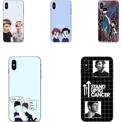 Dan And Phil For Huawei nova 2 2S 3i 4 4e 5i Y3 Y5 II Y6 Y7 Y9 Lite Plus Prime Pro 2017 2018 2019 Mobile Cases
