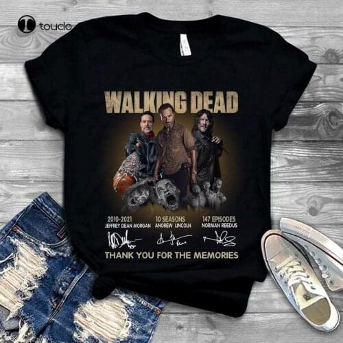 The Walking Dead 2010 2021 10 Seasons 147 Episodes Jeffery Dean Morgan Andrew Lincoln Morman Reedus T-Shirt
