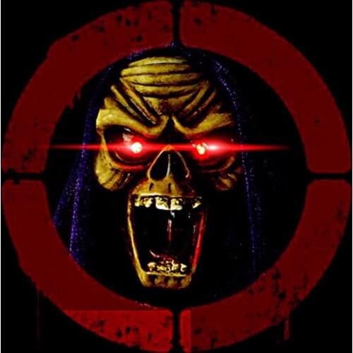 Halloween Voice Control Hanging Ghost Creepy Haunted House Props Light up Eyes Glowing Skull Devil Horror Halloween Decorations