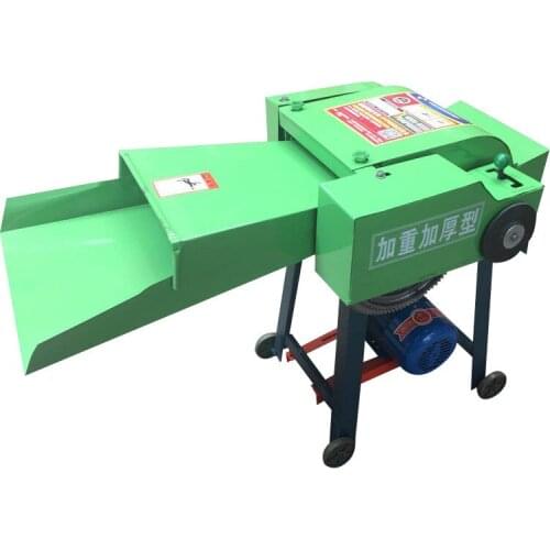 Household small Dry-Wet Dual-Use Hay Straw Cutter 2800rpm Forage Crop Crusher 3KW Cattle And Sheep Feed Processing Machine 220V