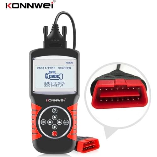 KONNWEI KW820 better than MS509 OBD Car Scanner OBD2 Auto Automotive Diagnostic Scanner Tool Code Reader Vehicle Engine