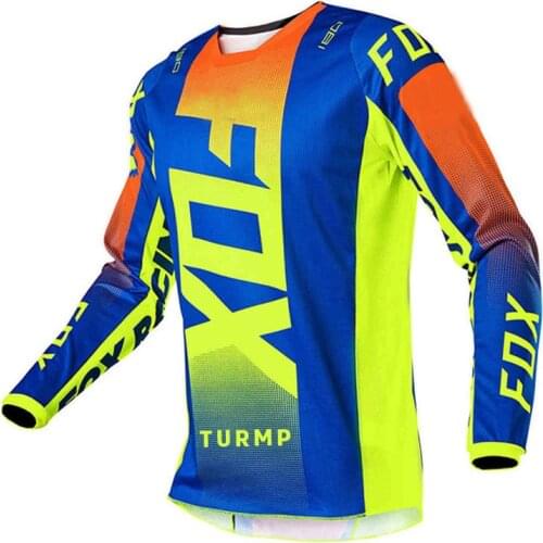 Motorcycle Mountain Bike Team Downhill Jersey MTB Offroad DH Fxr Bicycle Locomotive Shirt Cross Country Mountain turmpFox Jersey