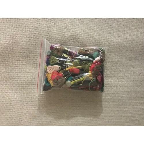 Oneroom ,DMC3350-3733 Multcolor 10Pcs/lot 8m Length Thread Cross Stitch Cotton Sewing Skeins Embroidery Thread Floss Kits