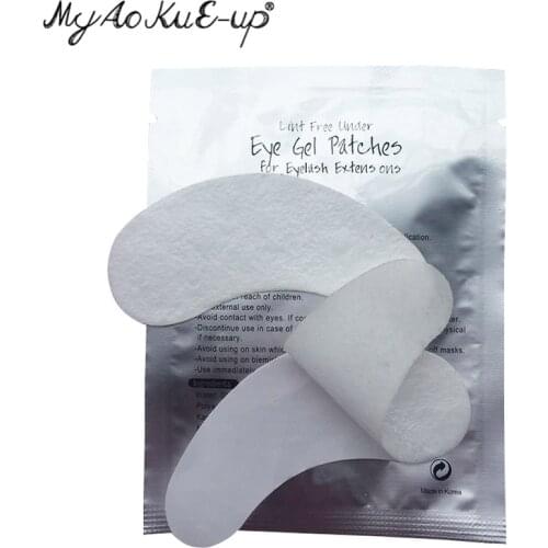 50 Pairs Under Eye Pads Stickers Patches Eyelash Extension Disposable Eye Lash Paper Patches Application Make Up Tools