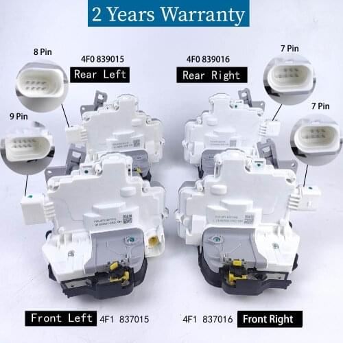 Door Lock Actuator Front Right For AUDI A4 RS4 A6 A3 EX EXEO/ST 8E1837016AA 4F1837016 4F1837016E