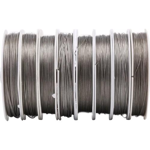 NEW Stainless Steel Wire for DIY Jewelry Making 0.3/0.35/0.38/0.45/0.5/0.6/0.7/0.8mm Never Fade Wire Cord Line Handmade