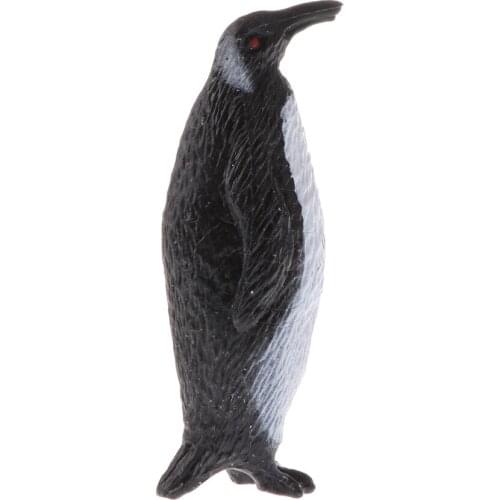 Realistic Plastic Penguin Toys for Kids Animal Simulation Model Pack of 12