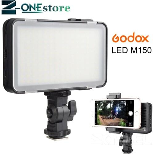 Godox LEDM150 Pro Mobile Phone Led Video Light Max Power 9W 5600K with USB power Charge Socket for iPhone 7 7Plus 8 8Plus X
