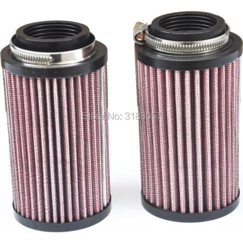2 Pcs Air Filters Cleaners for Yamaha YFZ350 Banshee YFZ 350 ATV Dirt Motor Bike Motorcycle Accessories replace RU-0210
