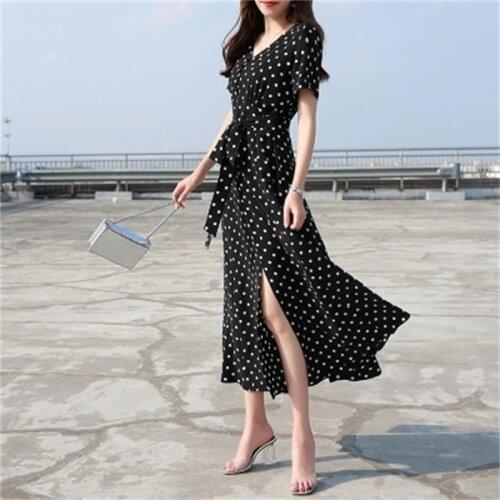 Летние платья в горошек Zeongro China At AliExpress